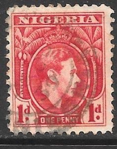 Nigeria 54: 1d King George VI, used, F-VF