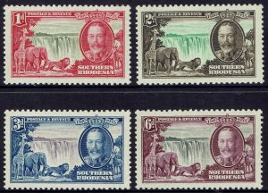 SOUTHERN RHODESIA 1935 KGV SILVER JUBILEE SET */**