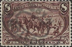 # 289 VIOLET BROWN USED TROOPS GUARDING WAGON TRAIN