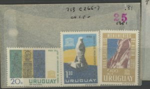 Uruguay 713 C266-7 ** mint NH (2301A 1951)