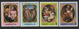 1971 Anguilla - Sc 119-22 - MNH VF - 4 single - Easter