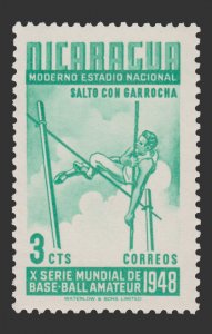 NICARAGUA STAMP 1949. SCOTT # 719. UNUSED.
