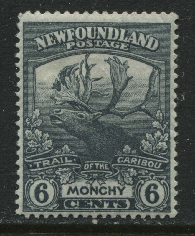 Newfoundland 1919 Trail of the caribou 6 cents mint o.g. hinged 