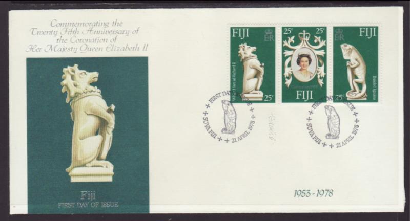 Fiji QEII Silver Jubilee 1978 Fleetwood U/A FDC BIN