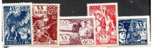 Russia 693-697 Set Mint hinged