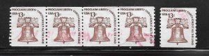 #1618 Used 5 stamps 10 Cent Lot (my5) Collection / Lot