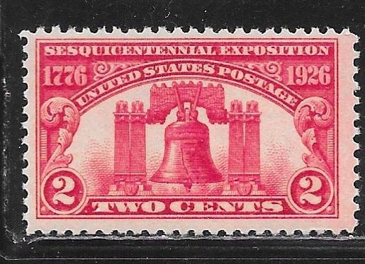 USA 627: 2c Liberty Bell, MH, F-VF