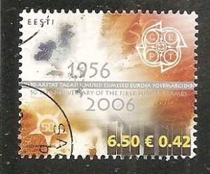 Estonia    Scott    529   Anniversary Europa Stamps  Used Single