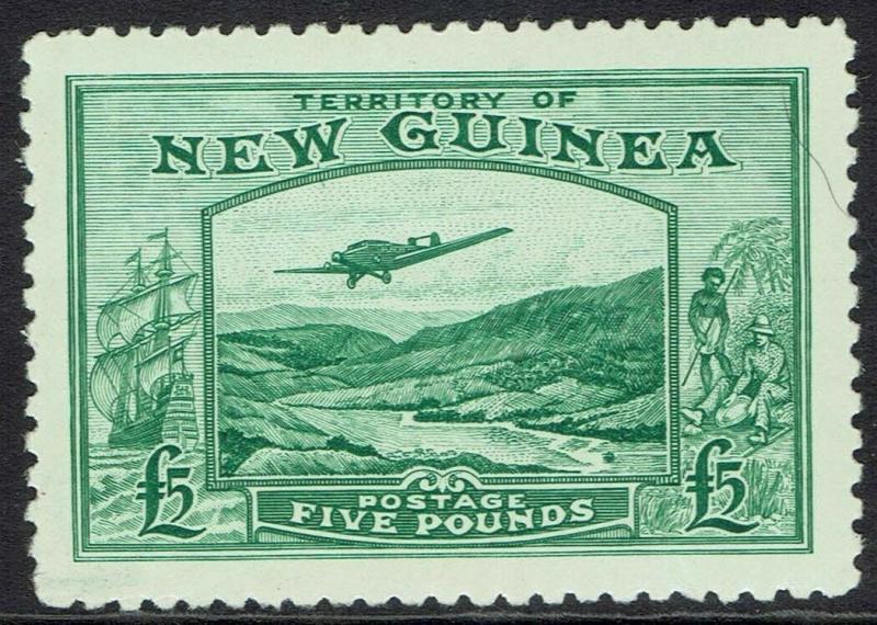 NEW GUINEA 1935 BULOLO AIRMAIL 5 POUNDS 