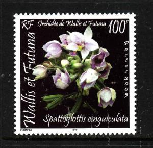 Wallis & Futuna-Sc#610-unused NH set-Flowers-2005-