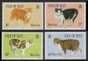 1989 Isle of Man 388-391 Cats 6,00 €