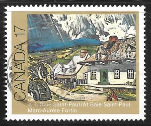 Canada 887i: 17c Marc-Aur?e Fortin, At Baie Saint-Paul, used, VF