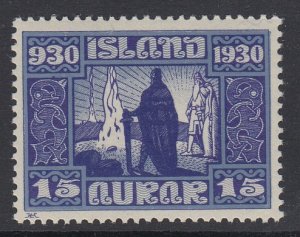 ICELAND, Scott 156, MNH