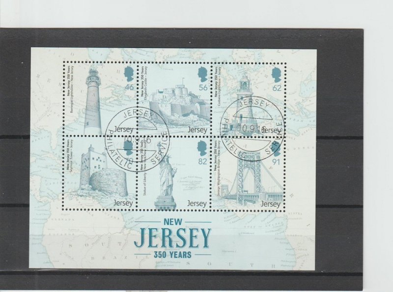 Jersey  Scott#  1794a  CTO  S/S  (2014 New Jersey, 350th Anniversary)