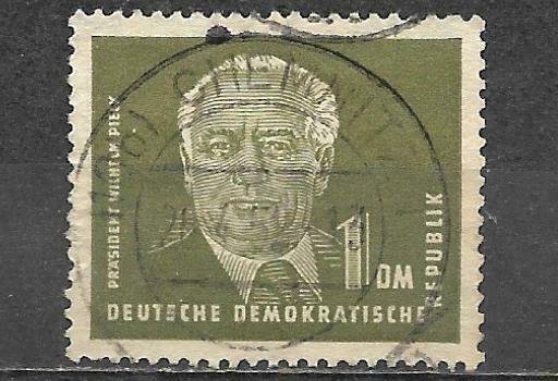 Germany DDR Stamp Wilhelm Pieck 1 Mark Used