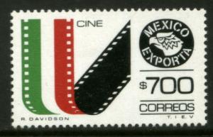 MEXICO Exporta 1498, $700P Movies Fluor Paper 13 MNH