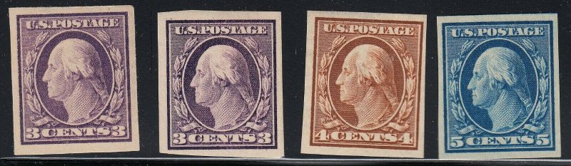 U.S. 343-347 FVF M-MNH (50620)