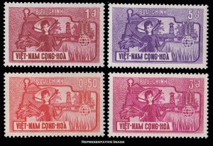 Vietnam Scott 207-210 Mint never hinged.