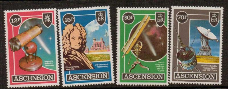 ASCENSION SG393/6 1986 HALLEY'S COMET MNH