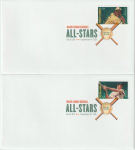 U.S.  Scott #4694-7 2012 FDC Baseball All-Stars Un-Addressed