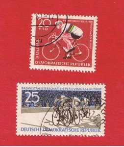 Germany(DDR) #B65-66  VF used  Semi-Postal   Free S/H