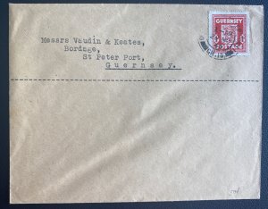 1944 Guernsey Channel Islands German Occupation England Cover To St Peter Port