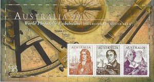 Australia 1728-28d  1999  set  2  S/S  VF Mint NH