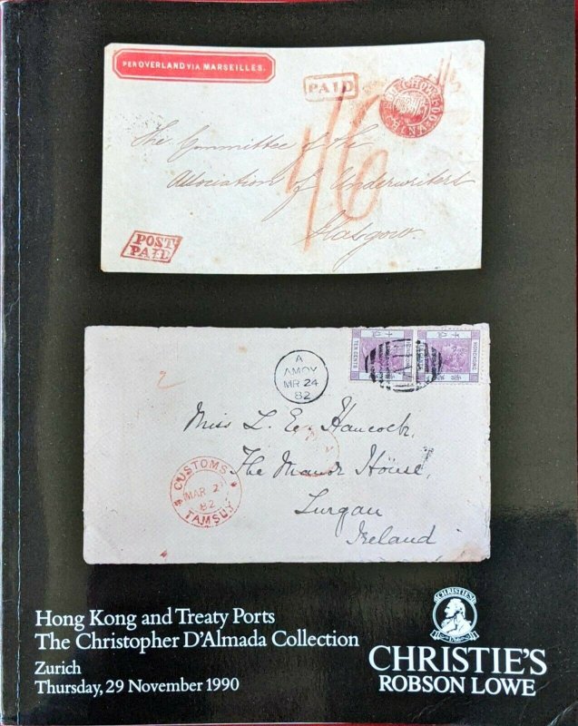 Auction Catalogue Christopher D'Almada HONG KONG and TREATY PORTS