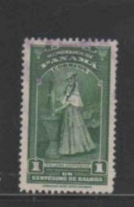 PANAMA #343 1942 1c FARM GIRL IN WORK DRESS F-VF USED