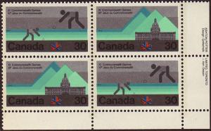 Canada # 761-2 Plate Block MNH