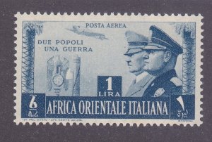 Italian East Africa C18 MNH OG 1941 Hitler and Mussolini Airmail Issue Cv $140.