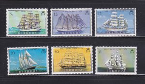 Bermuda 337-342 Set MNH Sailing Ships (B)