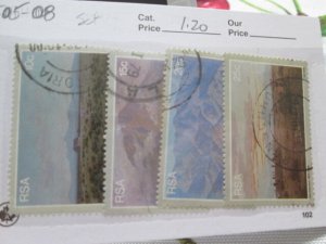 South Africa #505-8 used set 2023 SCV = $1.20