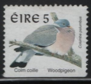Ireland 1998-99 used Sc 1112 5p Wood pigeon ex booklet - Birds