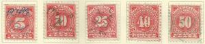 U.S. Scott #R206-R215-R217-R218 Revenue Stamp - Used Single