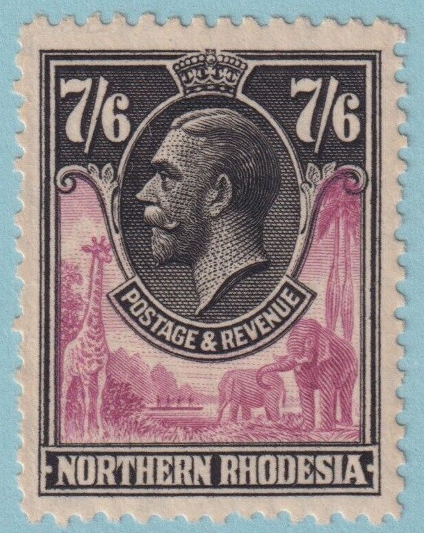 NORTHERN RHODESIA 15 MINT HINGED OG * NO FAULTS VERY FINE! DJE
