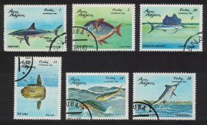 Caribic Fish 6v 1981 CTO SG#2691-2696