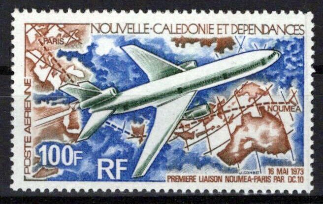 New Caledonia C104 MNH Air Post Aviation Planes Aircraft ZAYIX 0524S0350M