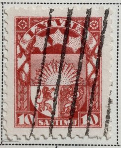 AlexStamps LATVIA #118 XF Used 