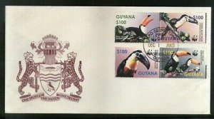 Guyana 2003 Toucans Birds Wildlife Animal Sc 3792 FDC # 16573