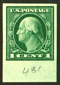 U.S. #481 MINT OG LH