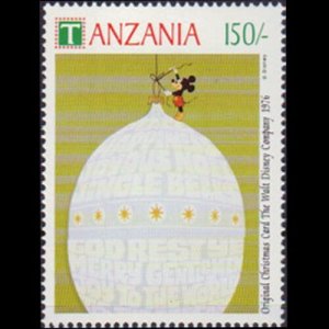 TANZANIA 1991 - Scott# 787 Disney 150s NH