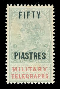 MOMEN: BRITISH MILITARY FORCES IN EGYPT SG #MT25 1887 MINT OG NH LOT #60498