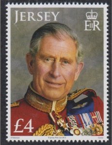 Jersey 2013, ' Charles 65th Birthday.  unmounted mint NHM