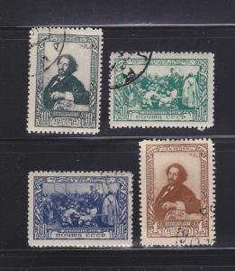 Russia 952-955 U LLya E repin, Painter