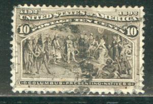 United States Scott # 237, used