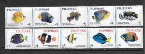 FISH - PHILIPPINES #2402-2f (FORMAT 2) MNH