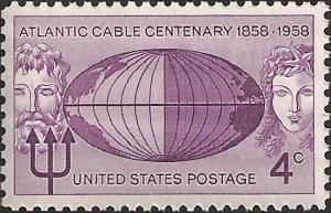 # 1112 MINT NEVER HINGED ATLANTIC CABLE CENTENNIAL