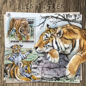 2016 Centrafrique - Tigers. Y&T: 1045; Michel: 6569 / Bl.1535