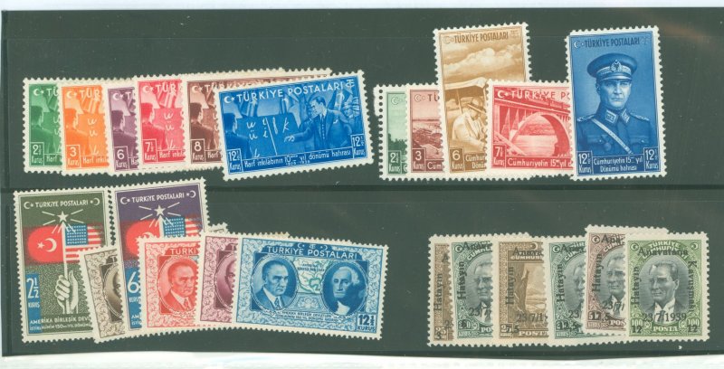 Turkey #799/828 Unused Single